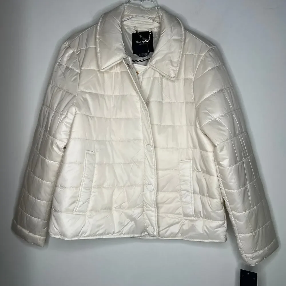 Kate Spade Quilted Water Resistant Jacket Size XL